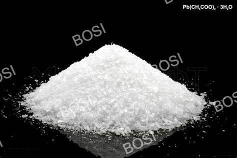 Chất không mùi chì II Acetate Trihydrate ổn định trong điều kiện bình thường 280-282.C Điểm nóng chảy